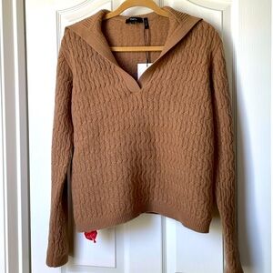 Theory sweater. New w/tags. Felted Wool/ Cashmere, Size:M
